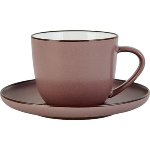 Karaca Handy 6 Person Coffee Cup Set Turkish Coffee Espresso 6 Coffee Cups + 6 Saucers Made in Turkey %100 Original