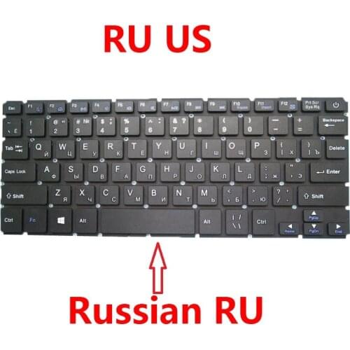 Laptop Keyboard For Packard Bell CloudBook N11200 N11200MB N11300 N1160C English US Russian RU NO Frame