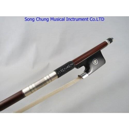 Best 1pcs advanced Pernambuco cello bow 4/4,silver parts