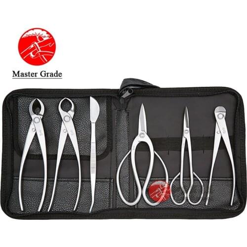 Master Grade 6 PCS Bonsai tool set JTTK-04 From TianBonsai