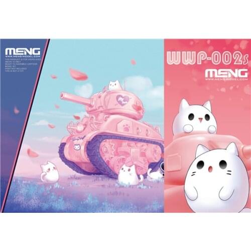 Meng WWP-002 Pinky M4A1 Sherman Q Edition Plastic Assembly Model Kit