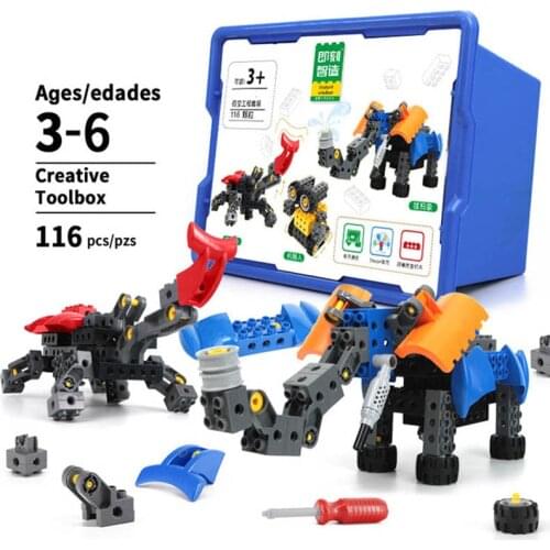 95-116Pcs Large Particles Engineering 45002 Tech Machines Building Blocks Set Compatible lepinnges 9206 Educational Dacta Duplo