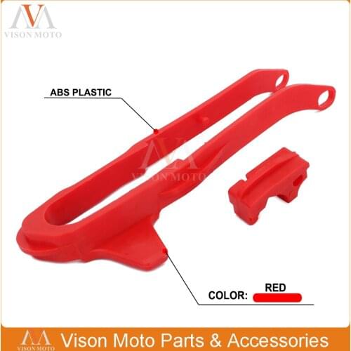 Lower Chain Slider Swingarm Guide Guard Protctor Set For Honda CRF150F CRF 150F 2003-2005 CRF230F CRF 230F 2003- 2015 2016 2017
