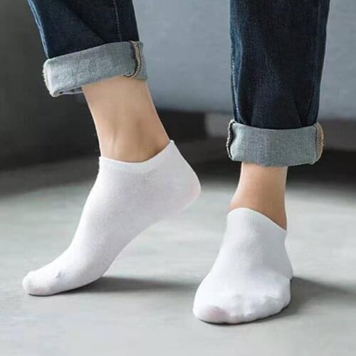 1 Pair Autumn Summer Men Cotton Ankle Socks For Mens Business Solid Color Breatheable Short Socks Male Sock Slippers Meias