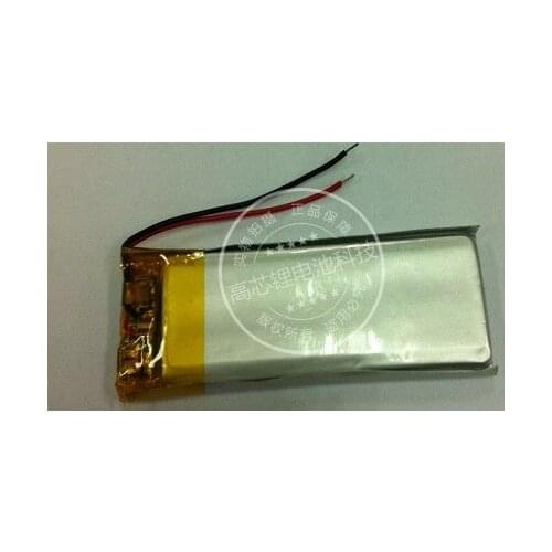 New Hot 3.7V polymer lithium battery 602047 062047 MP3 MP4 Bluetooth point reading pen 600MAH Rechargeable Li-ion Cell