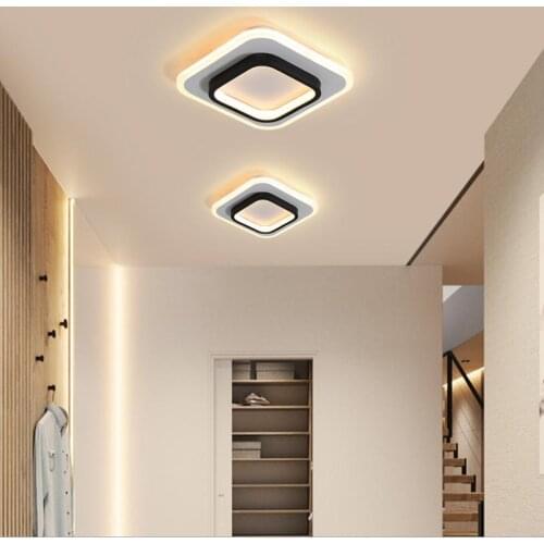 New Led Ceiling Light For Living Room lighting Nordic Black White Lamp For Indoor Aisle Home light Fixtures