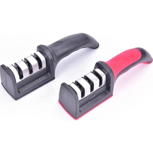 Manual Knife Sharpener 2 Stage Steel Diamond Ceramic Coated Knife Sharpener Kitchen Sharpening Tools