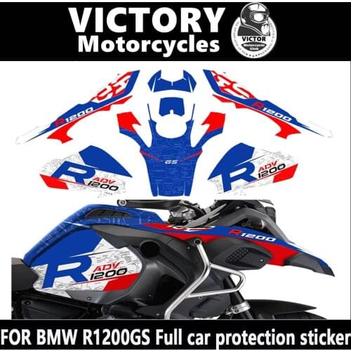 FOR BMW R1200GS Adventure R1200 ADV Motorcycle Decal Protective Cover 2014 2015 2016 2017 Guard Plate Fairing Fender Fuel Tank U