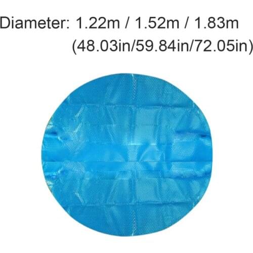 Swimming Pool Cover Protector Dust Rainproof Durable Round Tarpaulin for Family Garden Pools Accessories
