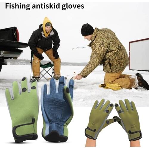 1 Pair Breathable Riding Gloves Full Cover Fabric Shockproof Cycling Gloves Mens Warm Winter Gloves Motorcycle Riding Accessory