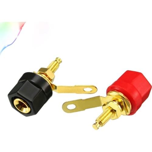 1 Pcs Video Speaker Terminal Connector Binding Post 4mm Banana Jack Outlet