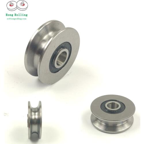 10*40*14/16U Special pulley for steel wire rope with a diameter of 8 mm, 1.5 inch U-groove bearing, transmission pulley/wheel
