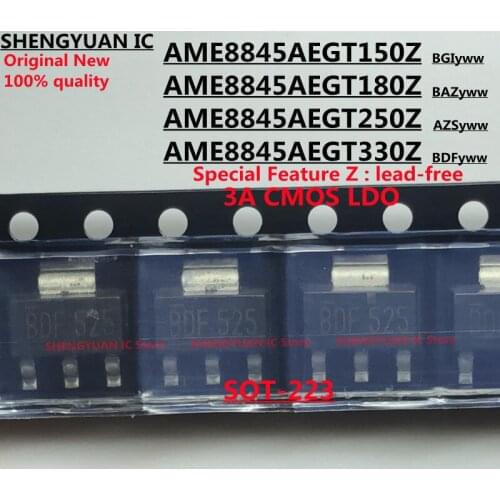 10pcs AME8845AEGT330Z BDF AME8845AEGT330 AME8845AEGT250Z AZS AME8845AEGT180Z BAZ AME8845AEGT150Z BGI AME8845AEGT AME8845 new
