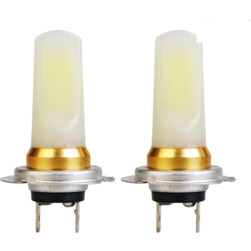 2Pcs H8 H9 H7 Led H11 HB4 9006 HB3 9005 Car Fog Lights Bulb 1400LM 6000K White Auto Driving Running Lamp 12V Car Style
