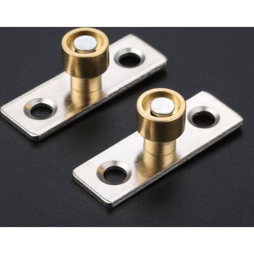 2pcs Sliding Door Guide Locator Metal Locator Stopper 12mm Diameter Wooden Door locating Hardware Fitting
