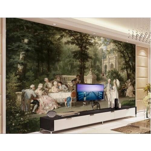 3d room wallpaper High-end custom mural non-woven wall sticker 3 d Nobles of the party painting photo 3d wall murals wallpaper