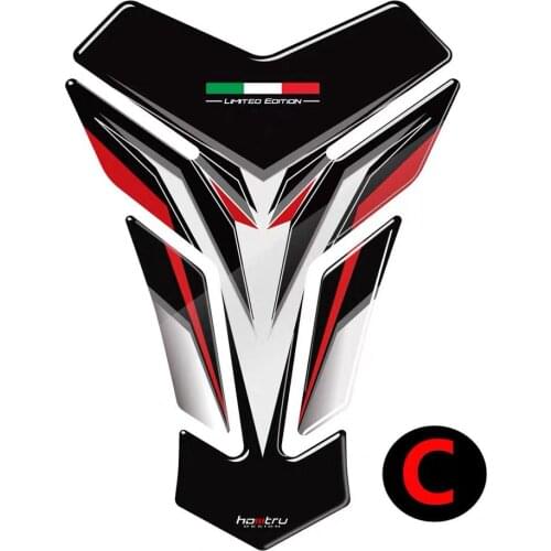 3D Resin Motorcycle Tank Pad Protector Sticker Case for DUCATI 1199 1198 796 795 848 1299 1100 1098 999 954 Models