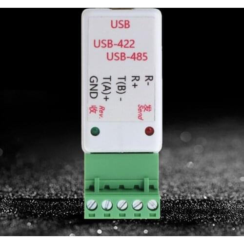 2 in 1 USB to RS422 & RS485 Converter Adapter with CH340T Support 64b Win7 Linux