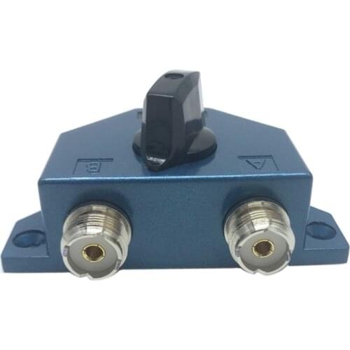 Ca-201 Antenna Switcher Uhf Manual Aerial Female Connector Adapter Converter Cb Radio Antenna Coax Switch