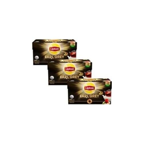Lipton Earl Gray Teapot Bag Tea 100 x 3 Pieces