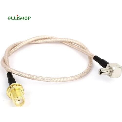 ALLiSHOP 0-6GHz Pigtail adapter cable SMA-female socket jack to ts9 RG316 connector for USB surfsticks UMTS and LTE wifi router