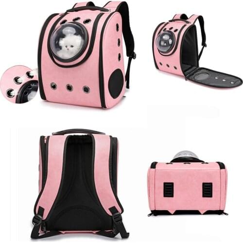 Cat Carrier Bag Breathable Backpack for Small Dog Cats Pet Carriers Travel Space Capsule Cage Pet Transport Bag Pet Carrying Bag