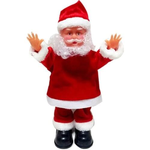 Creative Funny Tumble And Handstand Electric Singing Santa Claus Childrens Toy Christmas Gift Decoration