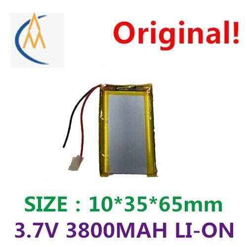 New sufficient capacity 3.7 V polymer li-ion battery charging treasure 103565 3800 mah electronics mobile WIFI circuit board equ