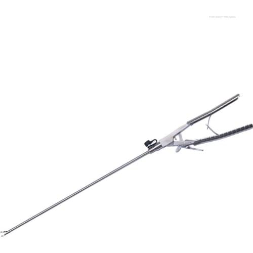 Medical Surgical Laparoscopic Endoscope surgery Instrument V-type Needle Holder Forceps Needle Clamp traumatic pistol