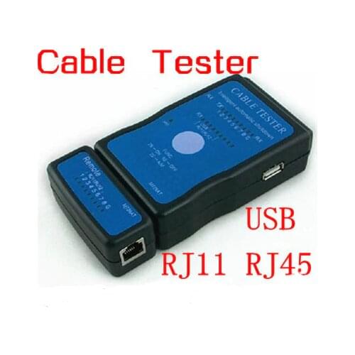 M726 Multi-Modular Cable Tester LAN USB Ethernet Network Cable Wire Line Checker RJ-45 Cat5 RJ11 Line Tester Checker