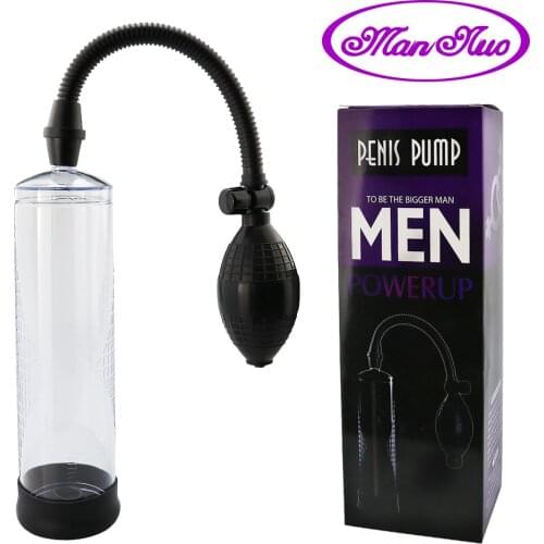 Male Manual Penis Enlargement Pump Vacuum Pump Men Dick Proextender Device Strengthen Enlarger Massage Care Erection Helper