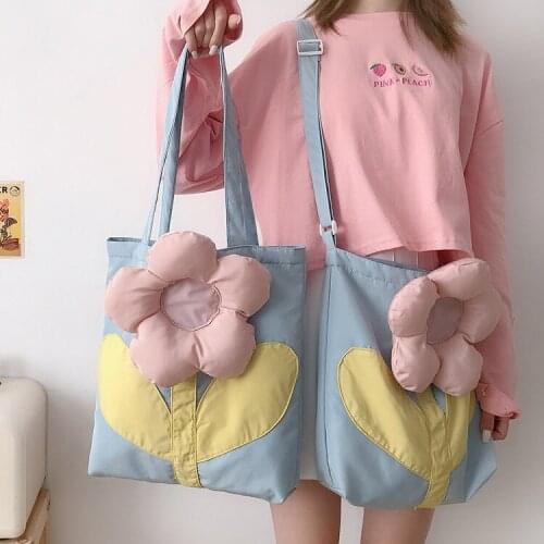 2021 spring new all-match designer college style casual shoulder bag cute large capacity messenger bag