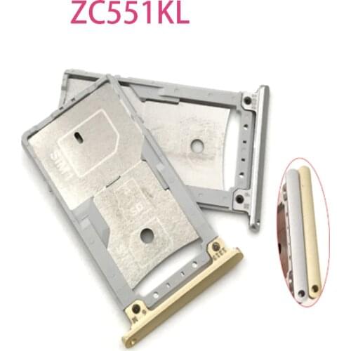 New Sim Card Slot Tray Holder For Asus Zenfone 3 Laser ZC551KL Sim Card Adapter Replacement