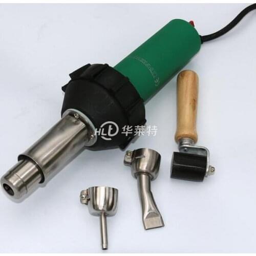 1600W Hot Air Gun 220V Plastic Welding Torch PVC Floor Welder Industrial Welding Equipment With 2 Nozzle+1 Pressure Roller