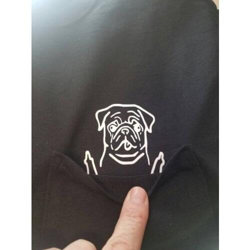 Bad Dog Pocket tee short sleeve bad dog t shirt Unisex blusa tumblr t shirt aesthetic black tops tee high quality drop ship