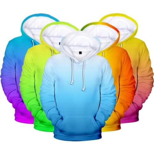 Rainbow 3D Hoody men/women Harajuku Clothes Store For Customization 3D Hoodies Sweatshirts