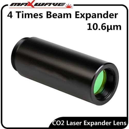 CO2 Laser Beam Expander Lens 4X 10.6um Fixed Series 4 Times Expander Use For CO2 Laser Mark Machine