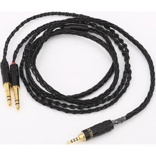 2.5mm Balanced Headphone Upgrade Cable for focal elegia t1 t5p D7200 D600 MDR-Z7 z7m2