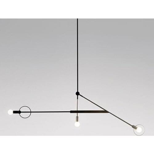 Modern geometric art LED pendant lights lamp Nodic line Hanginglamp industiral home decor metal kitchen Lighting fixtures