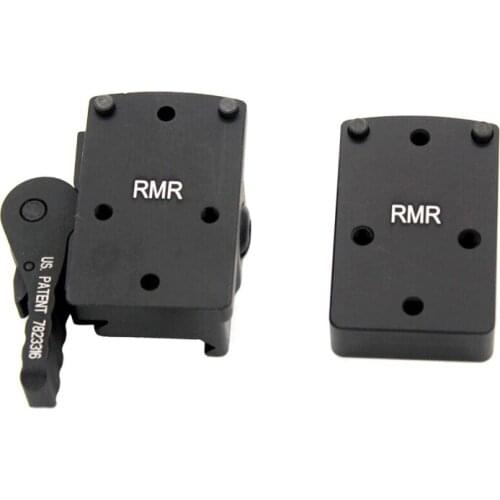 Tactical Mini RMR Red Dot Sight Mount Riser Scope Mount With Quick Detach Auto Lock Fit 20mm Picatinny Rail For Airsoft Hunting