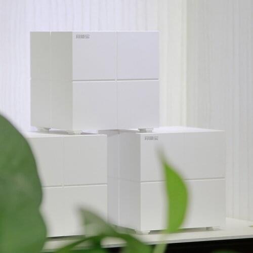 Tenda MW6 Gigabit Whole Home Mesh Wireless WiFi System with 11AC 2.4G/5.0GHz WiFi Wireless Router and Repeater APP Remote Manage