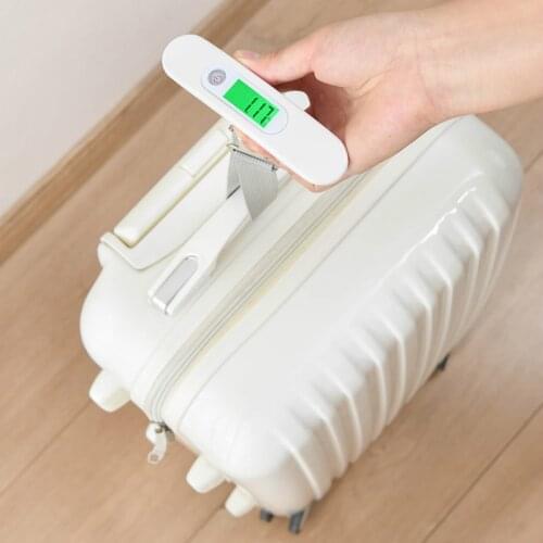 JAPAN 50kg Luggage Scale Electronic Digital Portable Suitcase Travel Scale Weighs Baggage Bag Hanging Scales Balance Weight LED