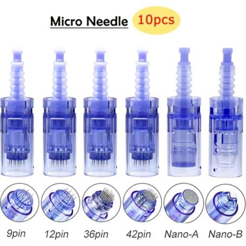 10pcs Micro Needles For Dr Pen Ultima A6 Derma Pen Disposable Replacement Parts Needles Cartridge Microneedles