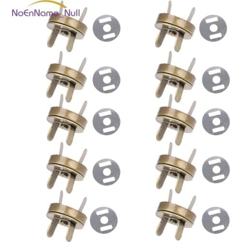 10x Magnetic Snap Buckle For DIY Clasps Closure Handbag Purse Bags Accessories JUL29