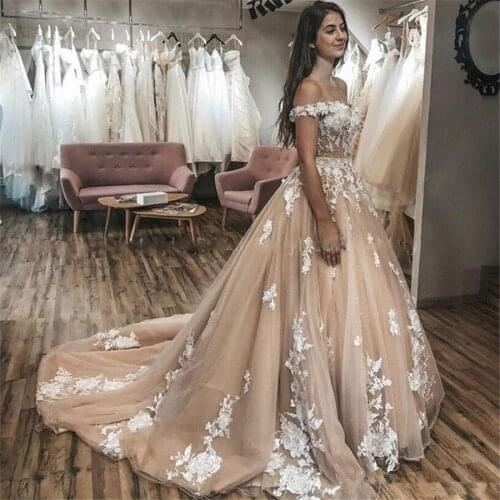 2021 Sweetheart A-Line Lace Appliques Wedding Dresses Lace Up Custom Made Formal Spring Bridal Gowns Robe De Mariage Princess