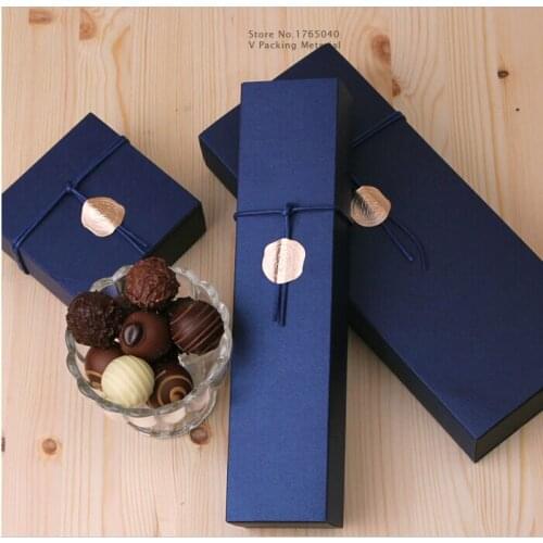 4/6/12 Packed Chocolate Paper Box Valentines Day Christmas Birthday Party Chocolate Gifts Packaging Boxes 50Pcs/lot