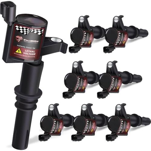 8Pcs DG511 IGNITION COILS FOR FORD F-150 4.6L 5.4L V8 TRITON 2004 2005 2006 2007 2008 Up to 15% More Energy