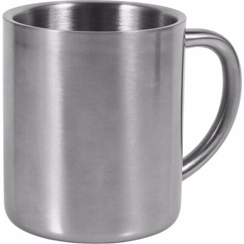 Promotion! Double Layer Stainless Steel Coffee Mugs Tea Cup Wine Cup With Handgrip Scald-Proof Milk Mug Drinkware Kitchen Tools