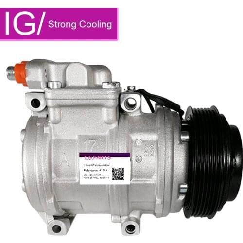 For 10pa17c Auto AC Compressor Ssang Yong Rodius 2.7 XDI 2005 2006 2007 6652300011 180500390A