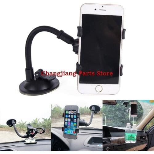 1pcs Car Phone Holder Universal 360 Degree Flexible Dashboard Windshield GPS Mount Desk Table Cell Mobile Phone Holder Stand